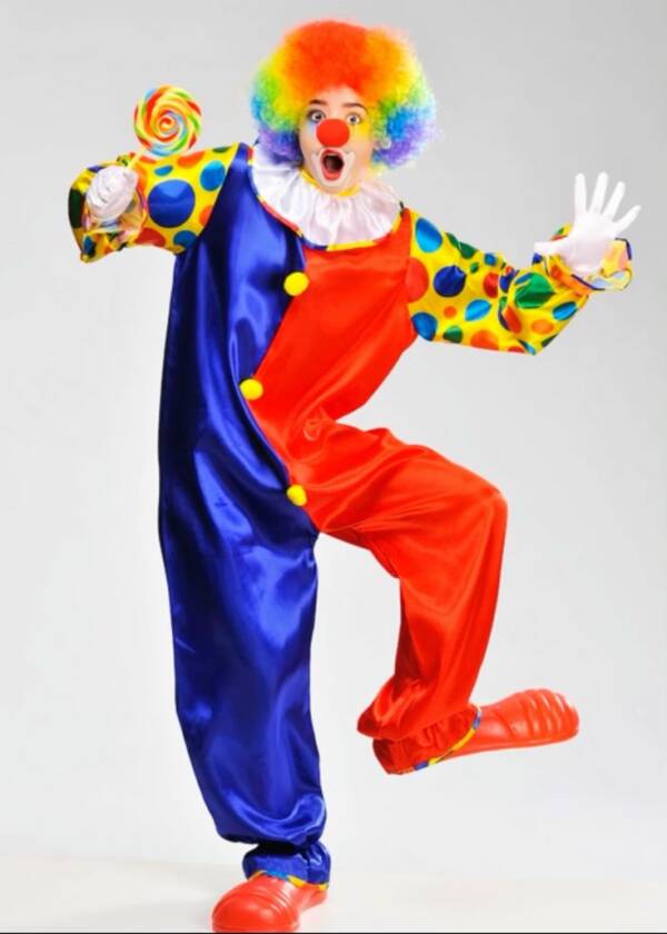 Costume mascotte de clown